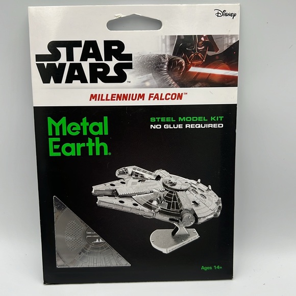 Star Wars metal earth puzzle lot of 4 IMPERIAL AT-AT, BB-8", MILLENNIUM FALCON - Picture 5 of 6